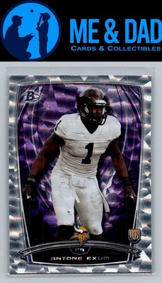2014 Bowman #33 Antone Exum Rookies Rainbow Orange Ice #/50