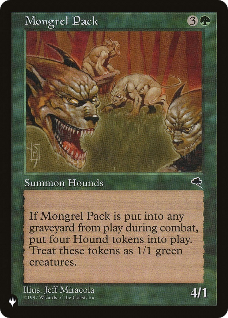 MTG LIST R Mongrel Pack #237 NM
