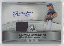 2010 Bowman Platinum Auto Relic Refractor /740 Drew Maggi An #PAR-AM Auto 4k8