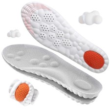 4D Cloud-Soft Comfort Soles for Men - Memory Foam Cushioning Steppers Insoles...