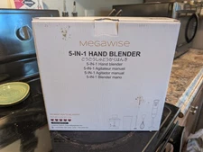 MegaWise 5-in-1 Immersion Hand Blender Set with Variable Speed, 400W