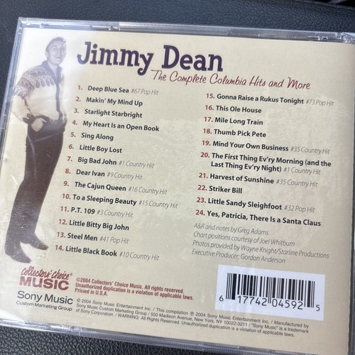 Complete Columbia Hits & more by Jimmy Dean (CD, 2004) - Bild 2 von 2
