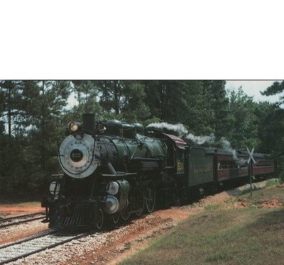 Texas State Railroad Locomotive Number 500 Texas & Pacific Railway Postcard RPPC