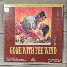 GONE WITH THE WIND Laserdisc LD Deluxe Collector  s Edition 5-disc
