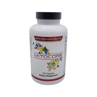 Ortho Molecular MITOCORE 120 Capsules Muscle Nutrient Daily Use New