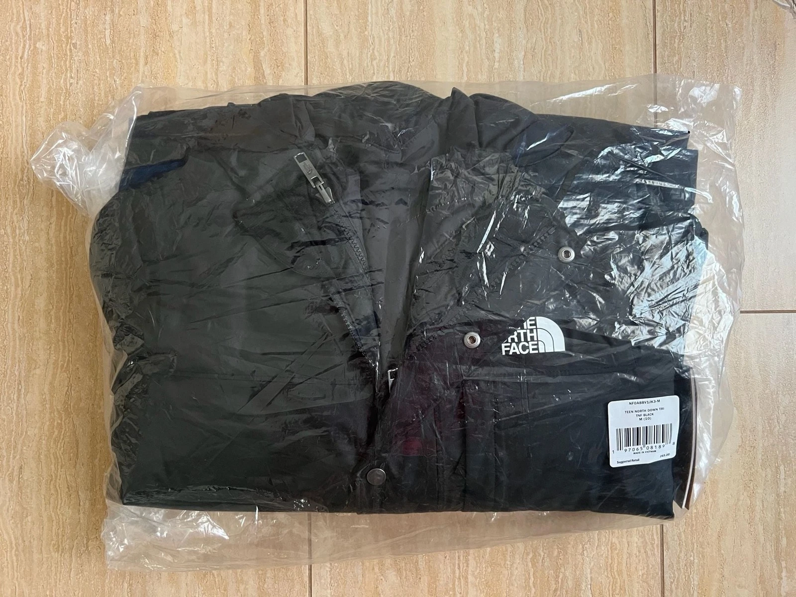 The North Face Teen North Down Triclimate Jacket Size M (10) Black