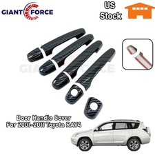 Door Handle Cover Trim Carbon Fiber For Toyota Corolla Camry Rav4 2001-2011