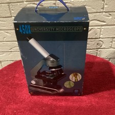 Vintage Microscope Science Tech 450X University Kit 10X-15X Zoom NEW