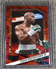 Floyd Mayweather Jr Panini 2025 Combat Anthology Red Fireworks #33 /275 Boxing