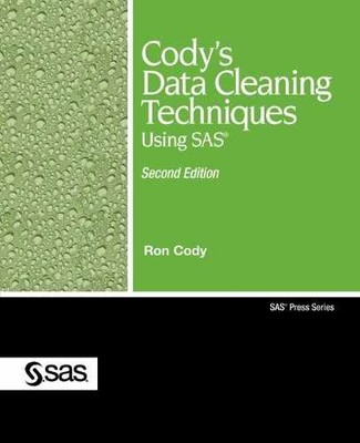 Cody's Data Cleaning Techniques Using SAS - Paperback, by Cody Ron - Very Good q