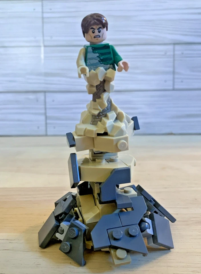 LEGO® Sandman Minifigura Marvel Super Heroes con Torre de Arena de 76172 y 76178 NUEVO Foto 2 de 4