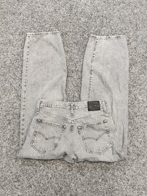 #ad #ad LEVI#x27;S Baggy Dad Jeans Women Size 28 Black Gray 30x32 Acid Wash Denim $29.49