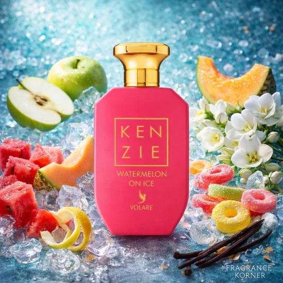 Parfum pastèque frais Kenzie Watermelon On Ice Volare l'élégance d'une eau de parfum 100ml