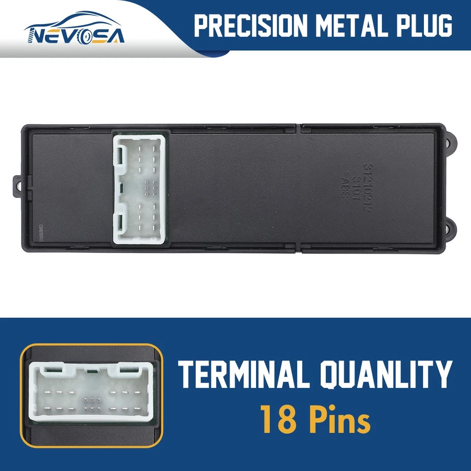 Interruptor de ventana eléctrico LHD para camioneta Isuzu D-Max Dmax 2012-2019 8-97417469-0 Foto 3 de 4