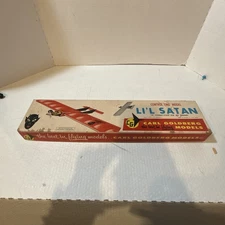 Carl Goldberg Control Line Model Swordsman 18 Balsa Wood Box & Instructions Only