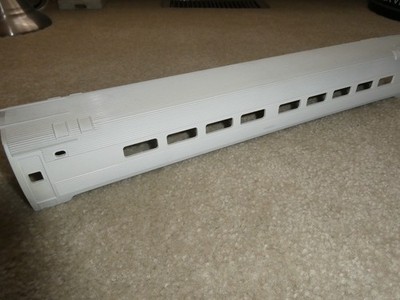 BIG MTH O Scale Sample Streamline Passenger Car Body Shell 17.5