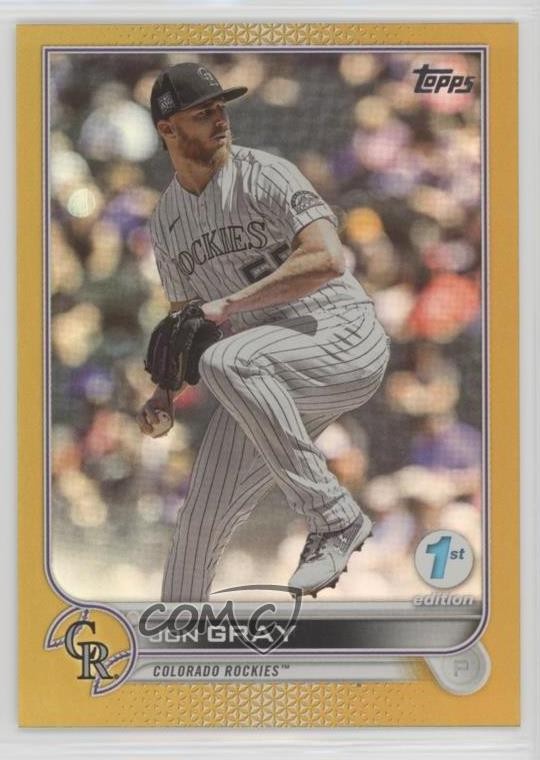 2022 Topps Series 1 1st Edition Gold Jon Gray #161 0q60