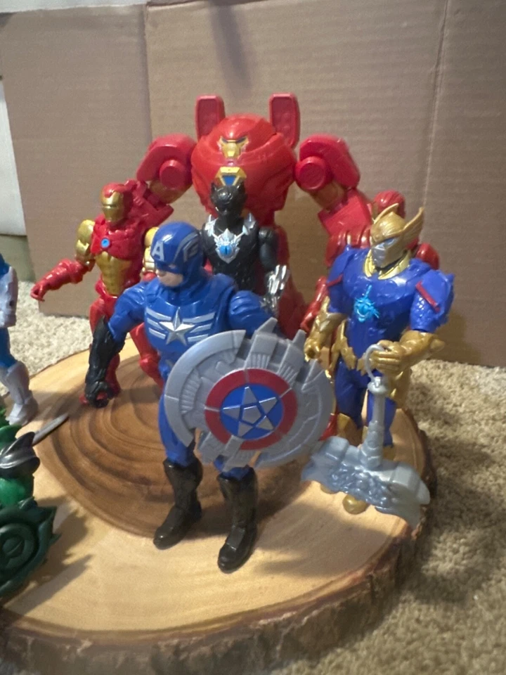 Figuras de ação Marvel Mech Strike Avengers figuras Hasbro 2021 Hasbro soltas - Imagem 2 de 4