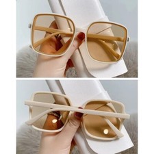 New Square Sunglasses Gradient Color 2025 for Women Trend Anti-UV Retro Sunglass