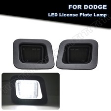 2x Smoked Led License Plate Rear Tag Lights For 2003-18 Dodge Ram 1500 2500 3500
