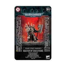 Master of Executions NO BOX Chaos Space Marines Warhammer 40k World Eaters