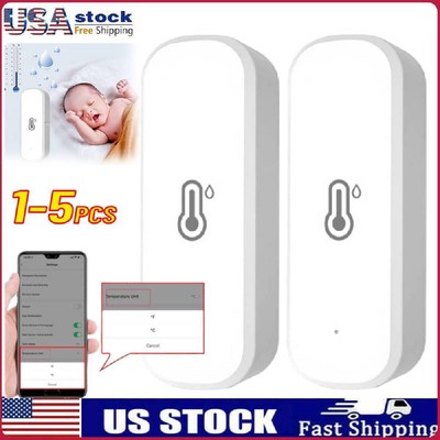 TUYA WiFi/Zigbee Temperature Humidity Sensor Thermometer Hygrometer Smart Home``