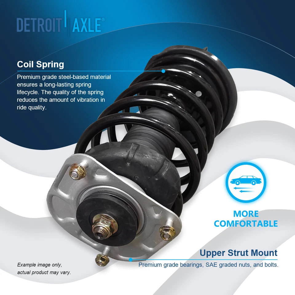 Conjunto de puntales delanteros y resorte brazos de control inferiores rótulas para Volvo S60 V70 Foto 3 de 4