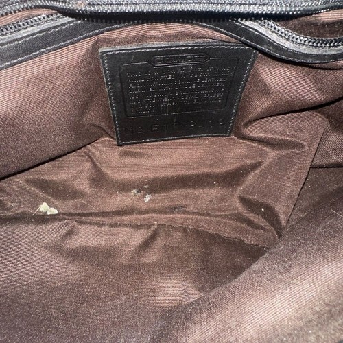 Coach Vintage Bonnie’s Legacy Black Leather Handbag Purse 9419 - Picture 5 of 11