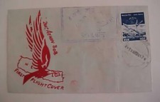 NEPAL  FIRST FLIGHT COVER CACHTED
