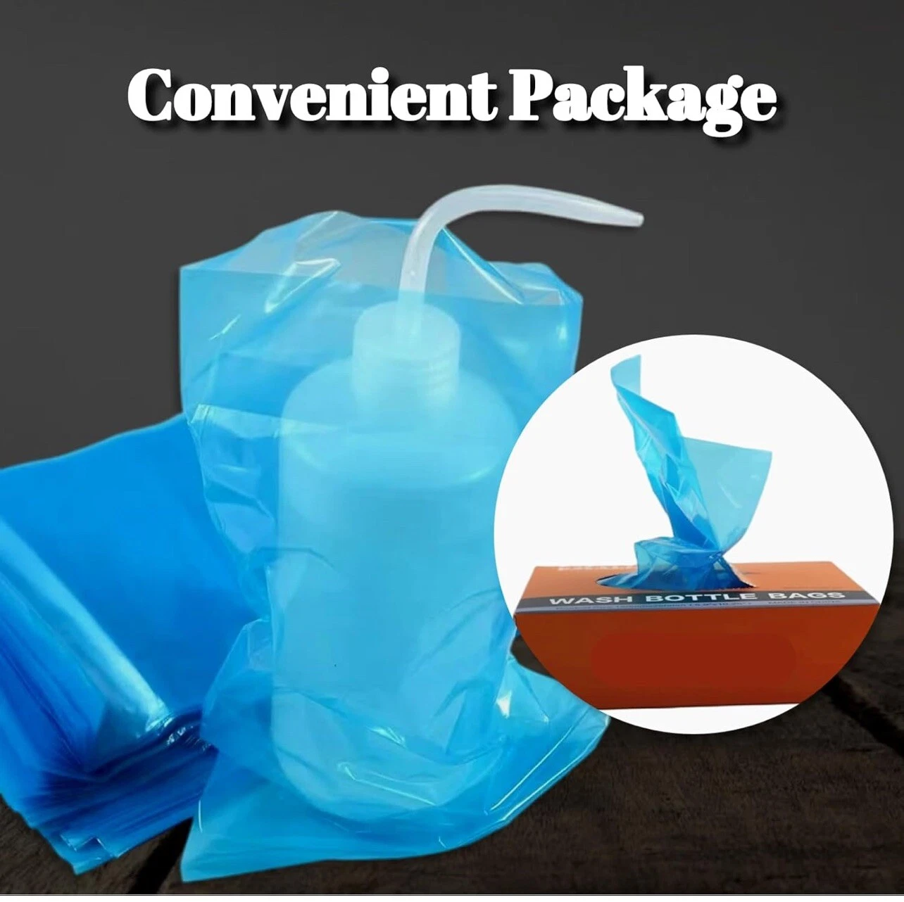 EMALLA Tattoo Wash Bottle Bags Covers Sleeves 250 pcs ~ New Sealed image 7