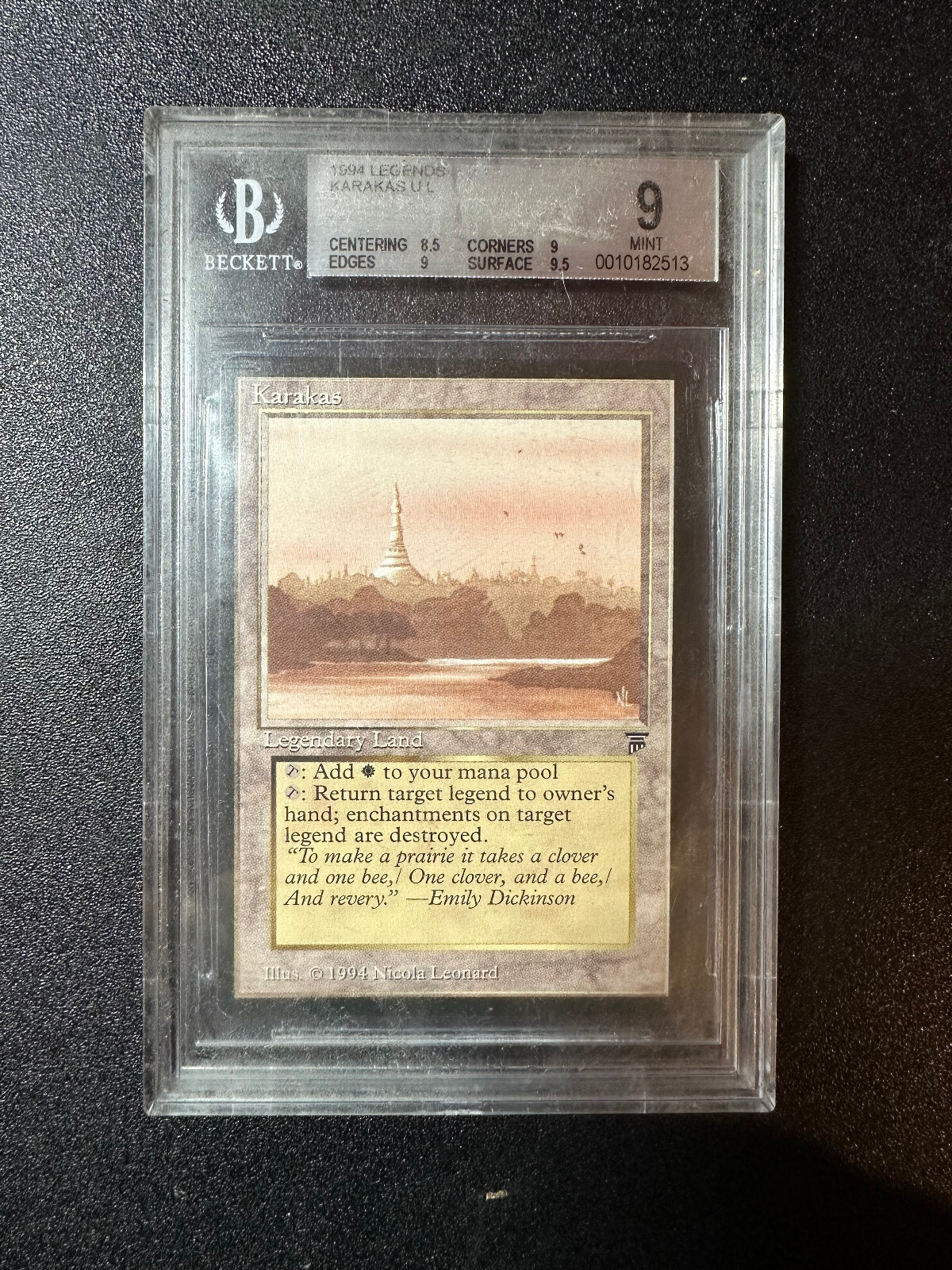 MTG Karakas BGS 9 Mint Legends