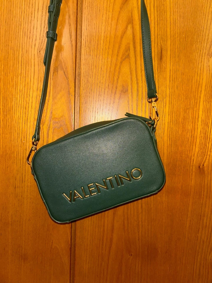 Borsetta a tracolla, color Verde Oliva, VALENTINO BAGS - Nuova con etichetta - Immagine 3 di 4