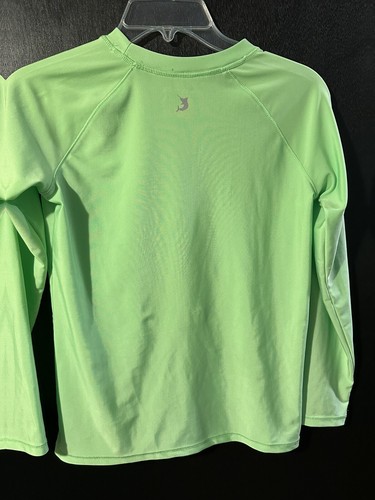 Reel Legends Rashguard Ocean Embossed Wave Shirt Boys Youth Sz L (14-16) New - Picture 3 of 4