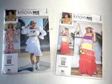 Know Me Sewing Patterns By Mimi G R11895 & R11723 Misses Dresses Size 8-16