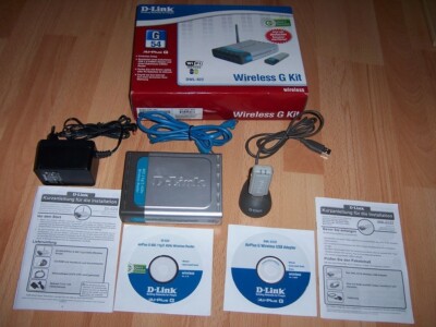 +++ W-LAN ROUTER + USB ADAPTER - D-LINK - WIRELESS G - AIR PLUS G - G54 +++
