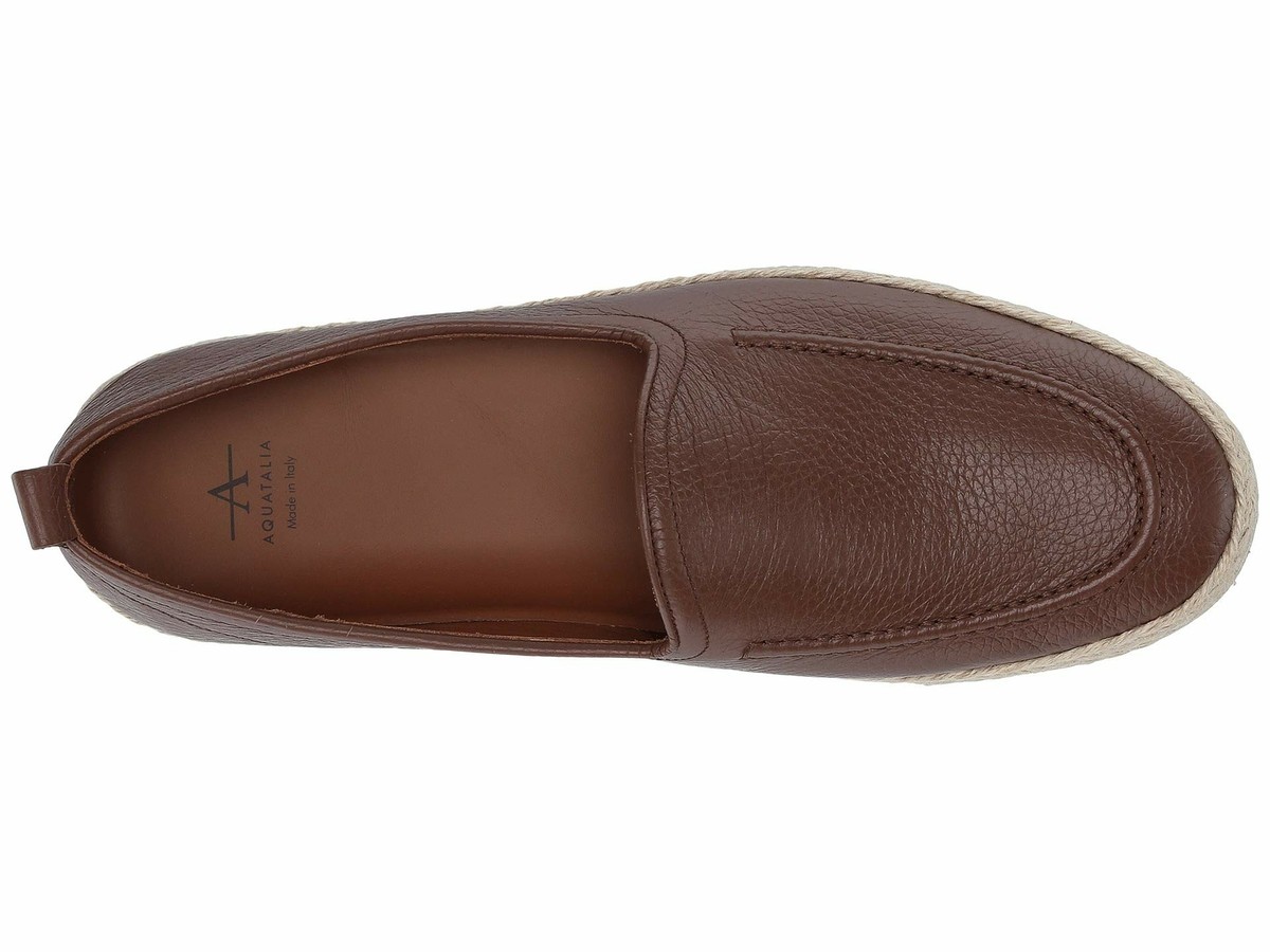 Aquatalia Men\'s John Tumbled Calf Loafer Size 9.5 Gray JON LOAFER – Aquatalia® main image 2