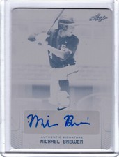 2017 Leaf Plates & Proofs Hockey Cards 22