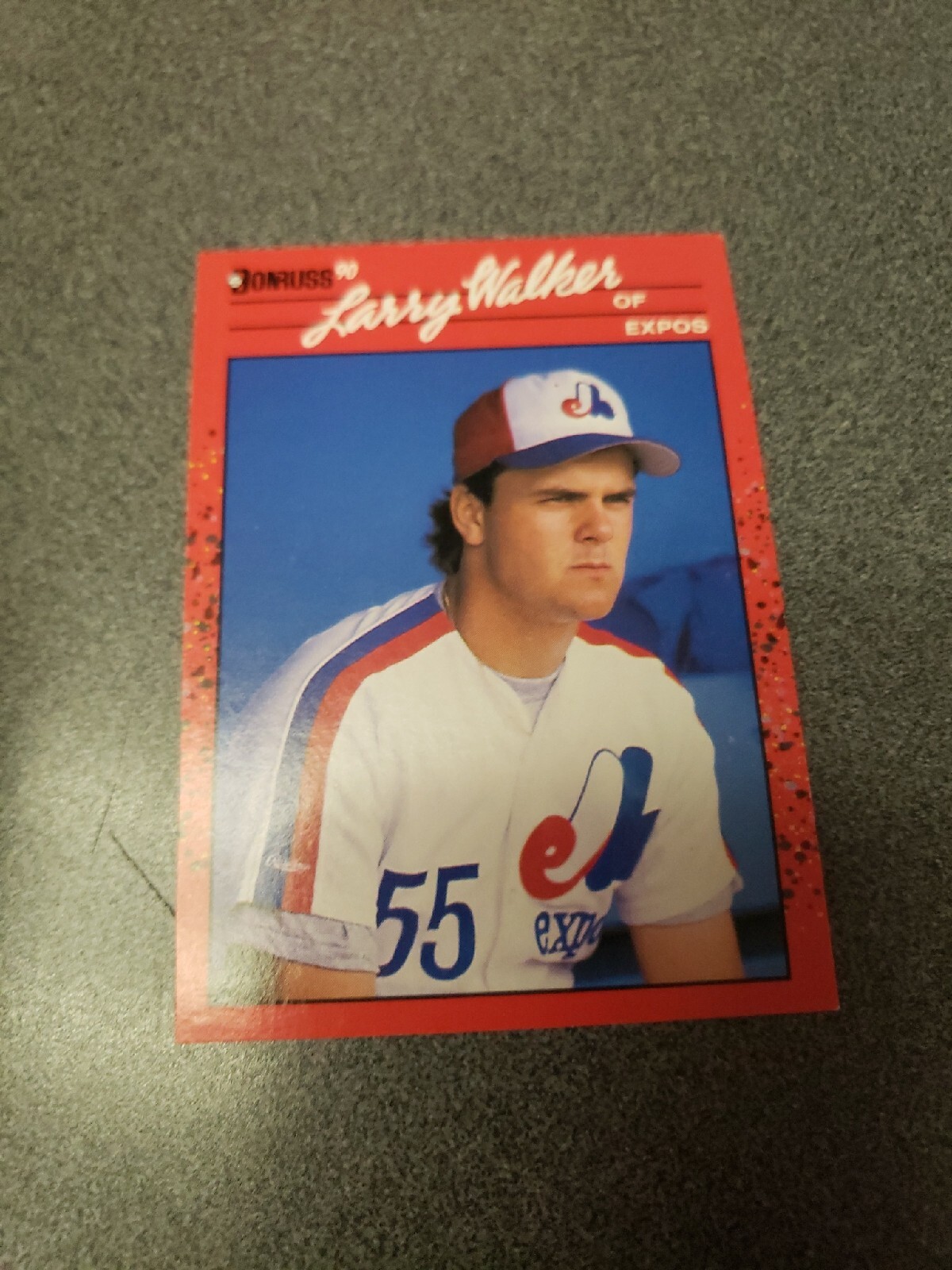 Larry Walker Rookie 1990 Donruss # 578