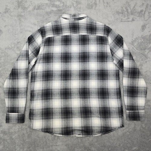 Camisa Urban Pipeline Para Hombre Grande Franela Gris Ventana Manga Larga Abotonada - Imagen 14 de 19