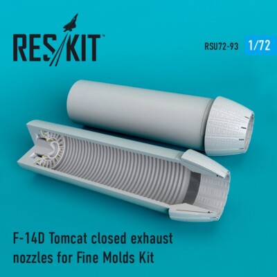 1/72 Reskit RSU72-0093 F-14D Super Tomcat closed exhaust nozzles