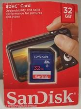 SANDISK SDHC MEMORY CARD 3GB CLASS 4 NEW OPENED PACKAGE
