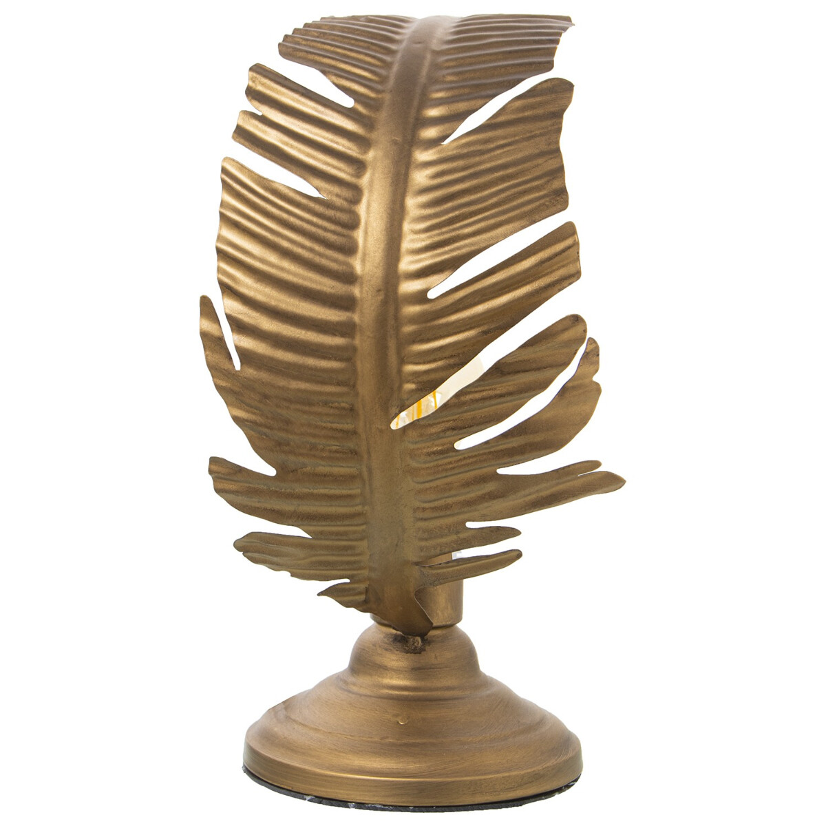 Lampe feuille en métal doré 36 cm cadeau idéal pour crémaillère