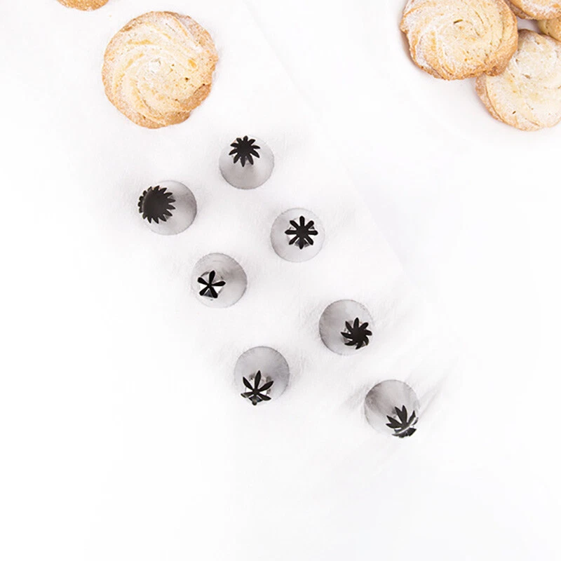 Cookies Nozzle Stainless Steel Biscuits Cake Icing Piping Tips Fondant DIY Tools - Image 3 of 4