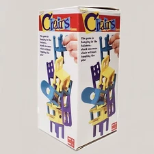 CHAIRS Stacking Balancing Action Dexterity Strategy Party Game ▪︎ Complete