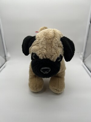Build A Bear Big Pug Puppy Dog 13  Red Collar Plush Soft Toy Stuffed 2013