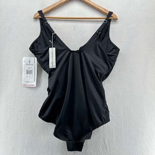 Miraclesuit One Piece Swimsuit 365288/ Womens Size 18DDD/ Black - Picture 7 of 11