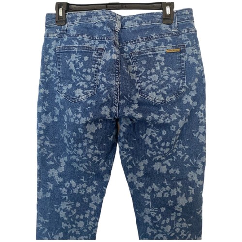 Michael Kors Womens Selma Floral Skinny Jeans Size 8P Fit Jeans - Picture 4 of 10
