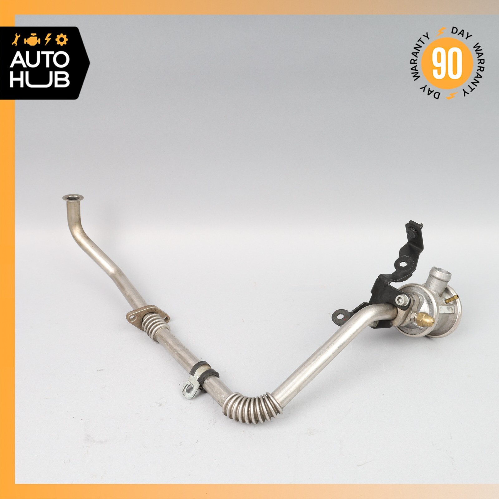 04-19 Maserati GranTurismo M145 Left Air Pump Check Valve EGR w/ Line OEM
