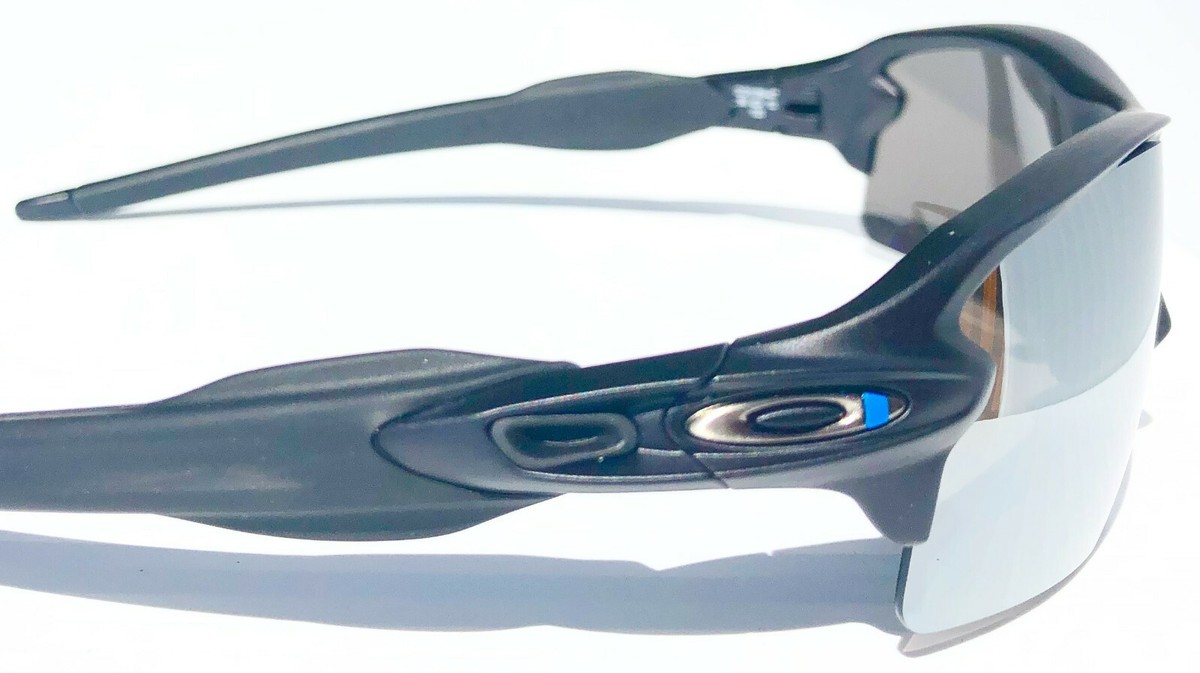 Oakley FLAK 2.0 Thin Blue Line POLARIZED Galaxy Chrome Mirror Lens