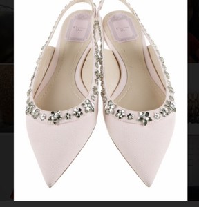 dior pink slingback